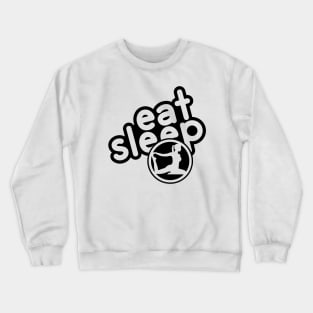 Eat Sleep Yoga - black Crewneck Sweatshirt